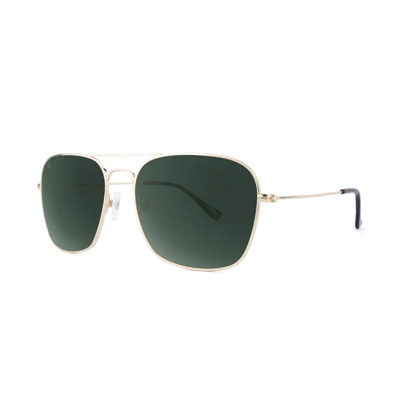 Load image into Gallery viewer, Knockaround Mount Evans Sunglasses - Gold / Aviator Green
