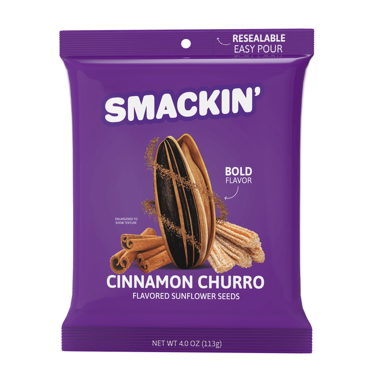 Load image into Gallery viewer, CINNAMON CHURRO by SMACKIN&#39; Sunflower Seeds
