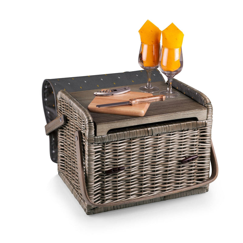 Load image into Gallery viewer, Kabrio Wine &amp; Cheese Picnic Basket by Picnic Time Family of Brands
