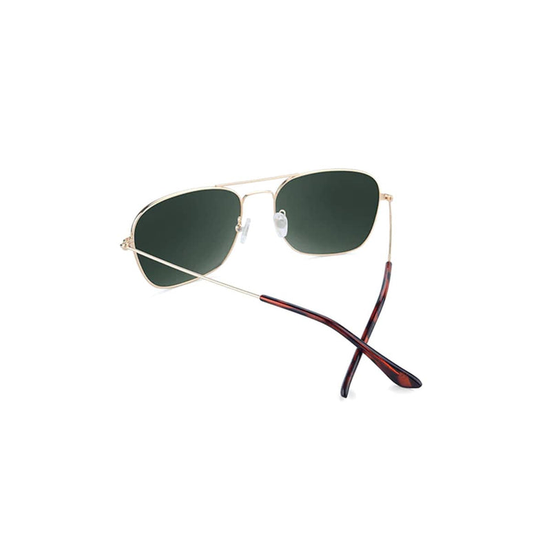 Load image into Gallery viewer, Knockaround Mount Evans Sunglasses - Gold / Aviator Green
