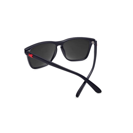 Knockaround Fast Lanes Sunglasses - Matte Black / Red Sunset