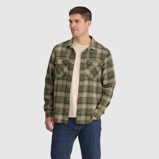 Outdoor Research Men's Feedback Flannel Twill Shirt