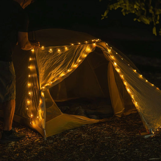 LuminAID Solar String Light with Phone Charger