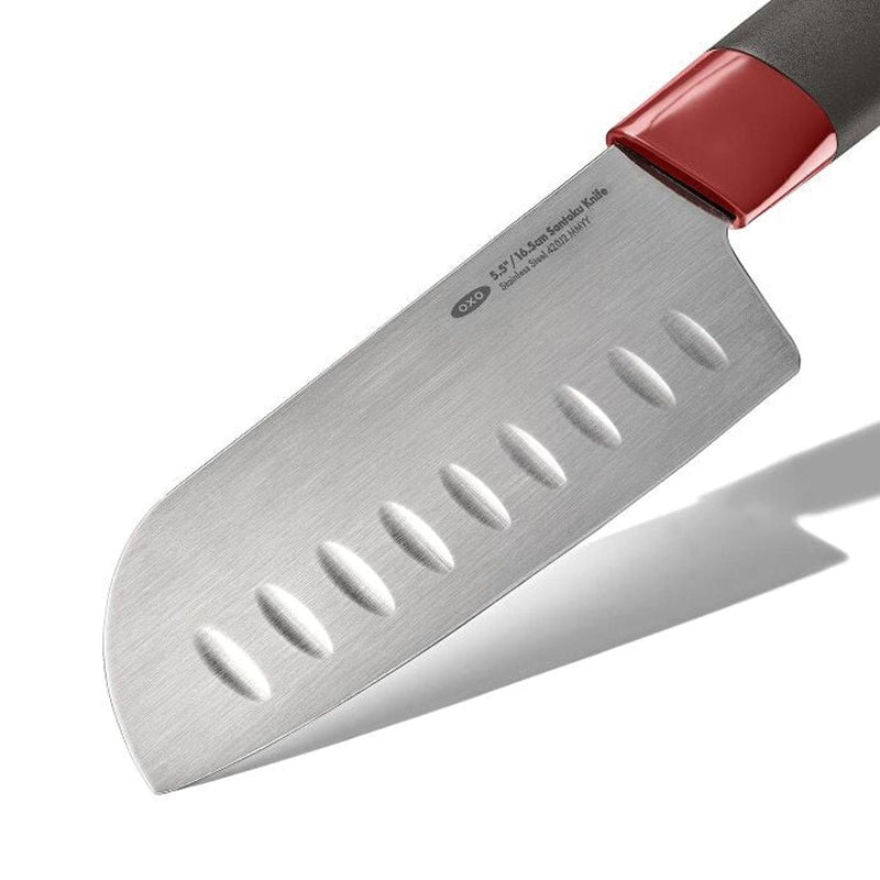 Load image into Gallery viewer, OXO 5.5&quot; Santoku Knife w/ Sheath
