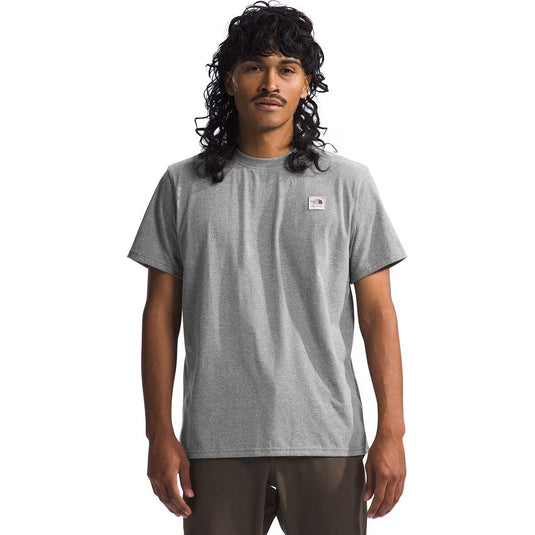 The North Face Men's Short Sleeve Heritage Patch Heathered Tee