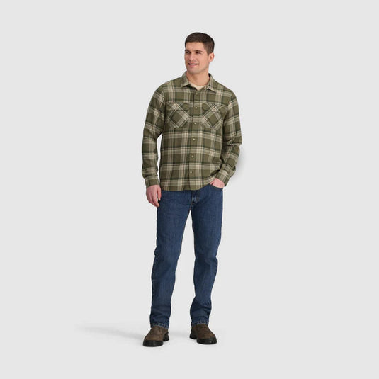 Outdoor Research Men's Feedback Flannel Twill Shirt