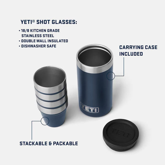 YETI Shot Glasses & Case