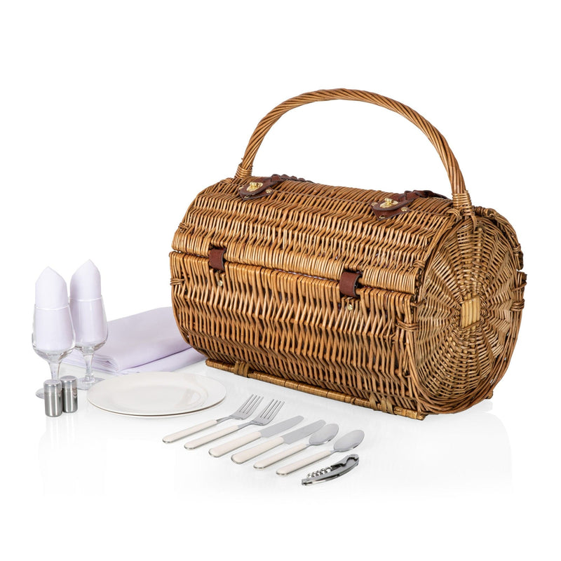 Load image into Gallery viewer, Barrel Picnic Basket by Picnic Time Family of Brands
