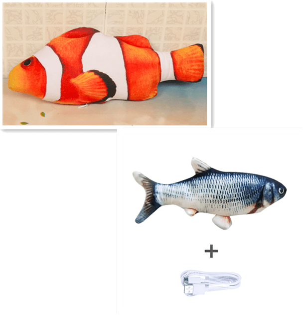 Load image into Gallery viewer, Electric Fish Funpal - Interactive Toy For Cats by Dog Hugs Cat
