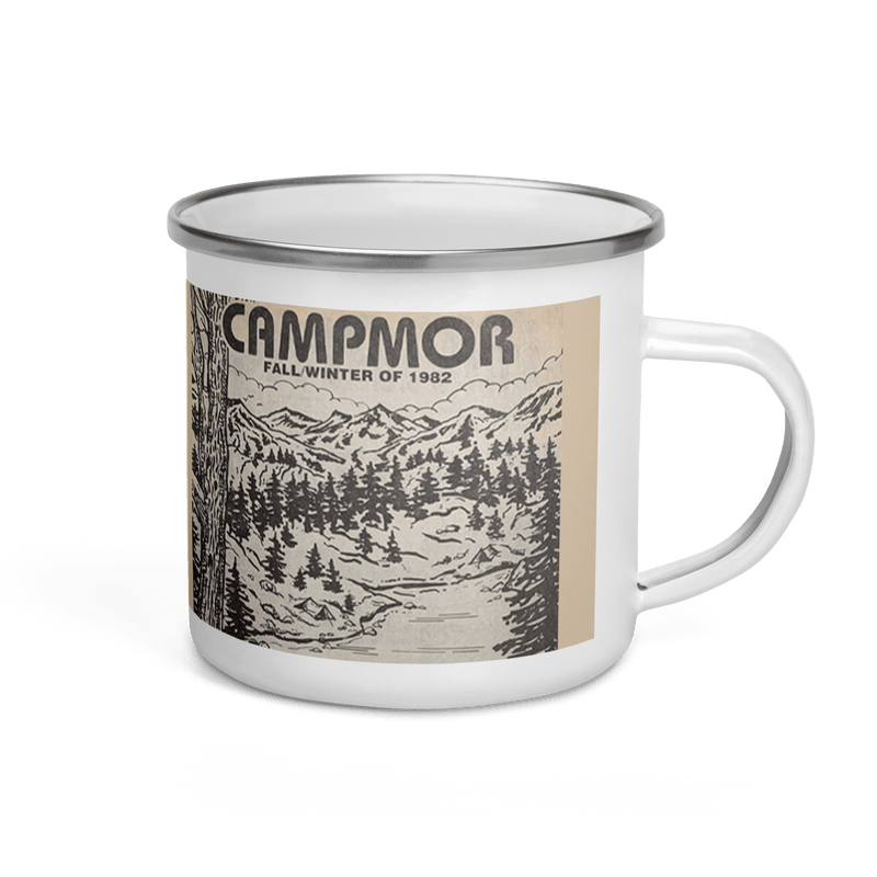 Load image into Gallery viewer, Campmor 1982 Catalog Enamel Mug
