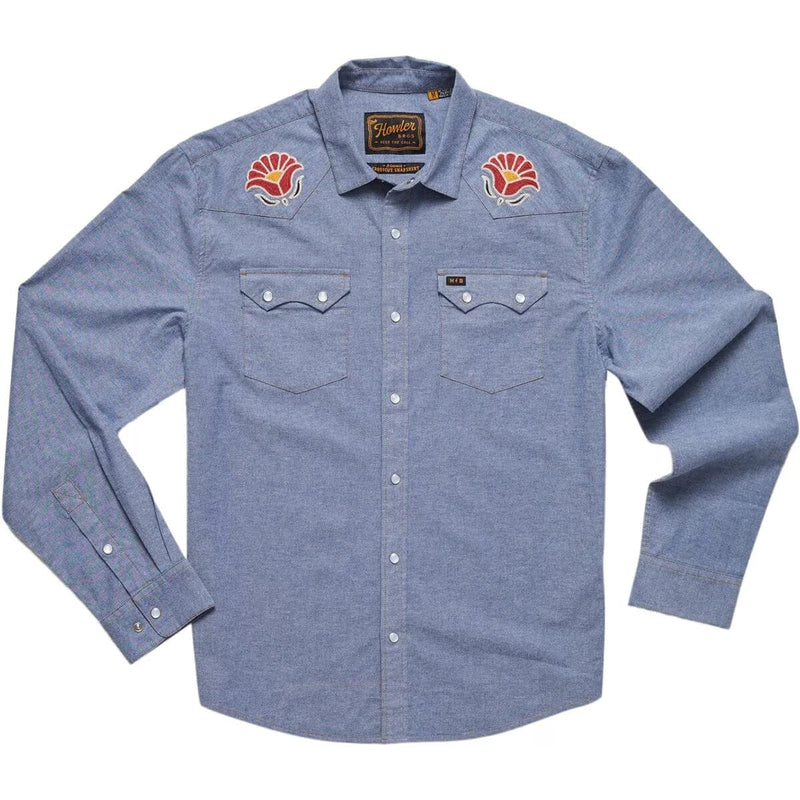 Load image into Gallery viewer, Howler Brothers Crosscut Deluxe Snapshirt
