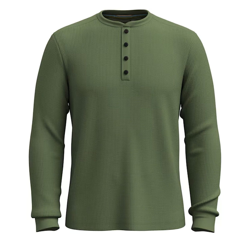 Load image into Gallery viewer, Smartwool Men&#39;s Waffle Long Sleeve Henley
