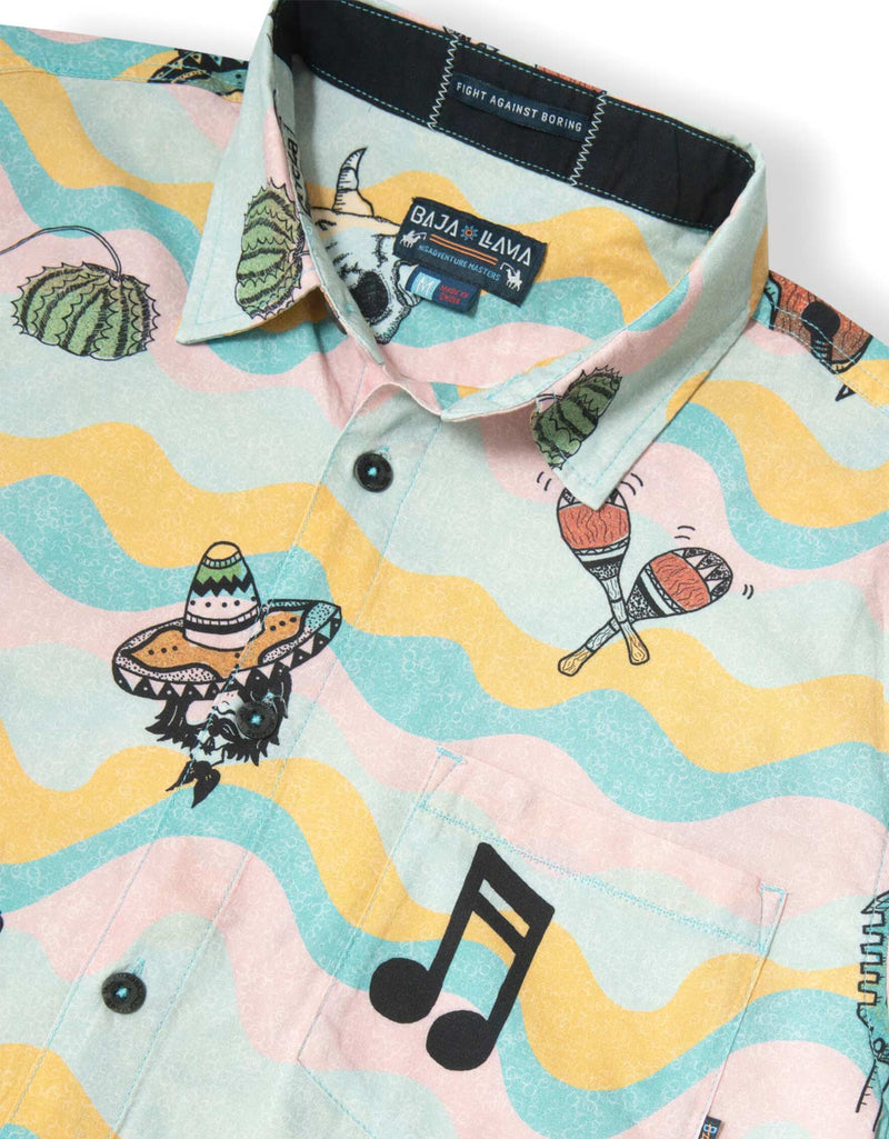 Load image into Gallery viewer, AY CARAMBA - 7-SEAS™ BUTTON UP by Bajallama
