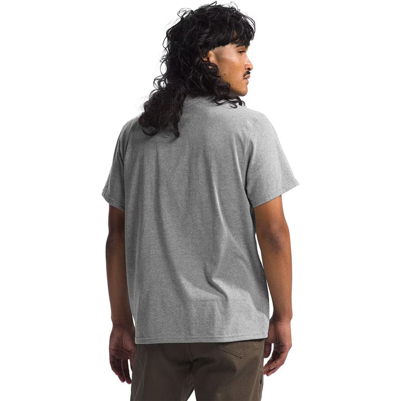 Load image into Gallery viewer, The North Face Men&#39;s Short Sleeve Heritage Patch Heathered Tee
