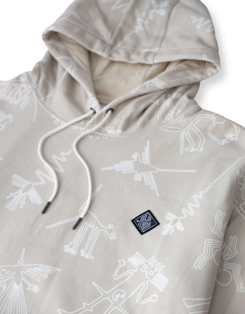 Load image into Gallery viewer, NAZCA LINES - HELSINKI COTTON HOODIE by Bajallama
