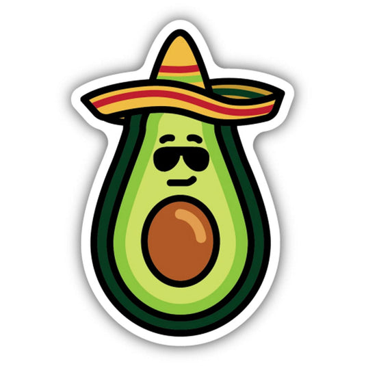 Stickers Northwest Avocado With Sombrero