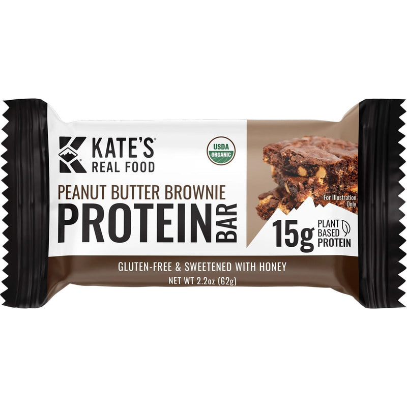 Load image into Gallery viewer, Kate&#39;s Peanut Butter Brownie 15g Protein Bars
