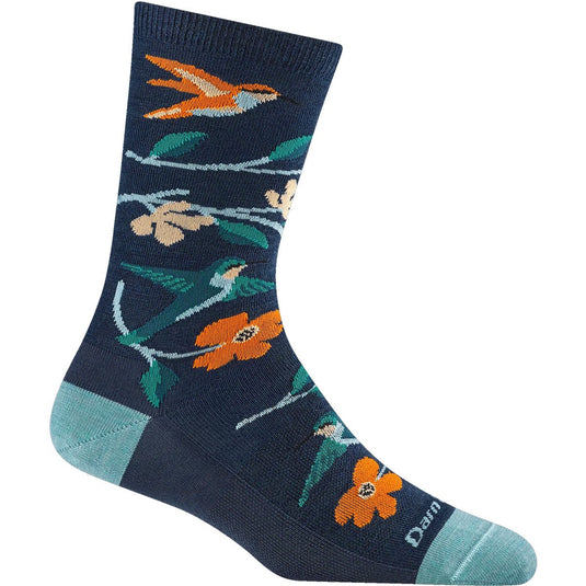 Darn Tough Women's Birds Of A Feather Crew Lightweight Socks