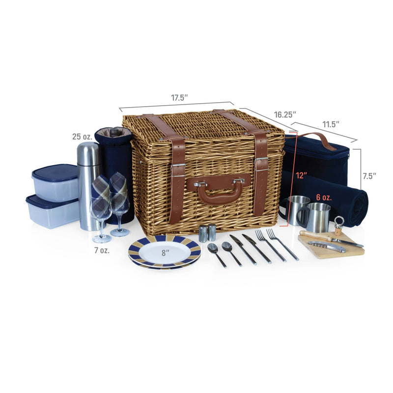 Load image into Gallery viewer, Canterbury Picnic Basket by Picnic Time Family of Brands
