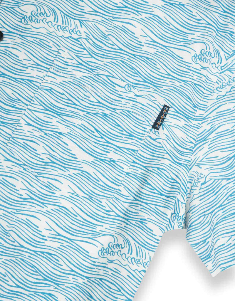 Load image into Gallery viewer, ROLL TIDES - LIGHT BLUE 7-SEAS™ BUTTON UP by Bajallama
