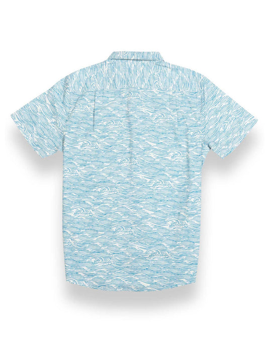 ROLL TIDES - LIGHT BLUE 7-SEAS™ BUTTON UP by Bajallama