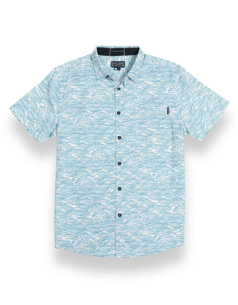 Load image into Gallery viewer, ROLL TIDES - LIGHT BLUE 7-SEAS™ BUTTON UP by Bajallama
