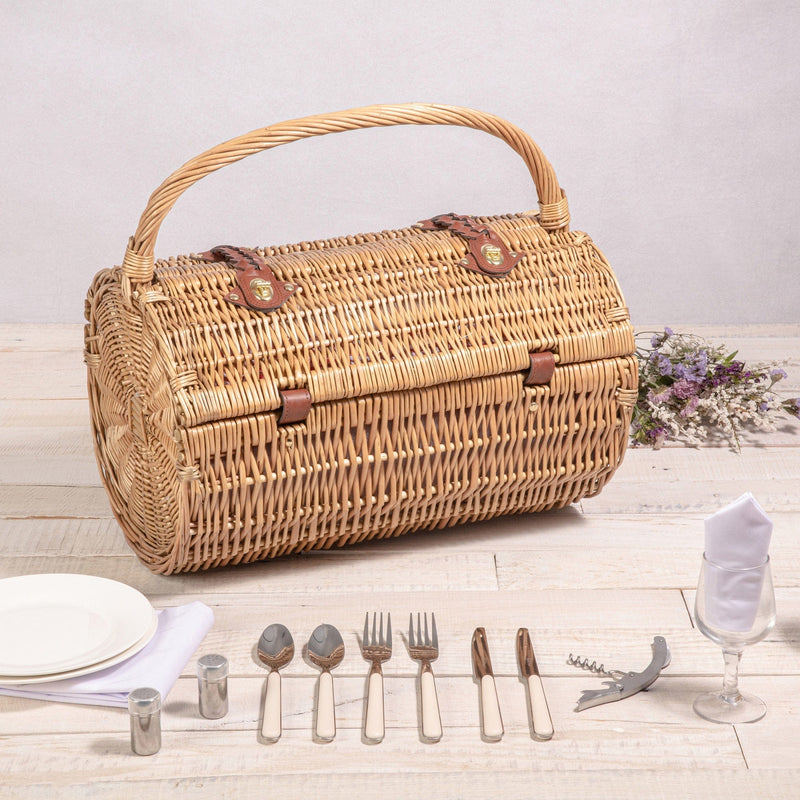 Load image into Gallery viewer, Barrel Picnic Basket by Picnic Time Family of Brands
