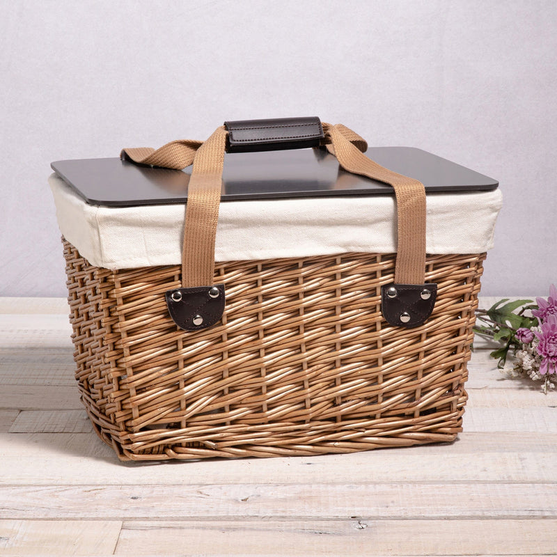 Load image into Gallery viewer, Canasta Wicker Basket by Picnic Time Family of Brands
