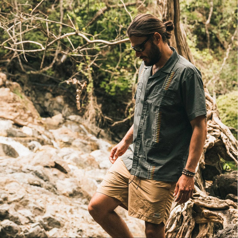 Load image into Gallery viewer, Howler Brothers Guayabera Shirt
