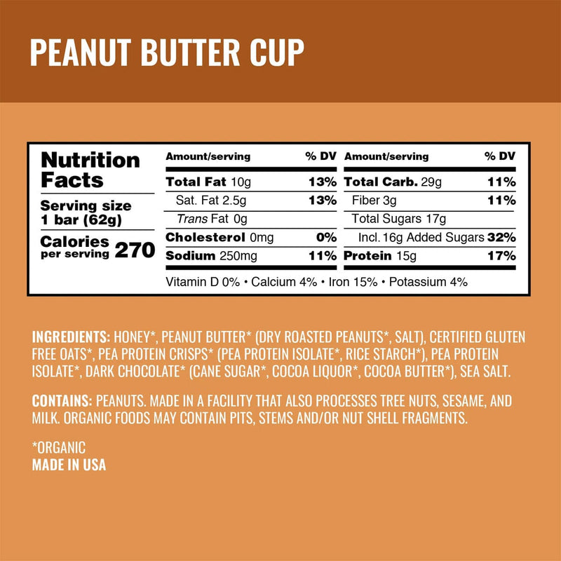 Load image into Gallery viewer, Kate&#39;s Peanut Butter Cup 15g Protein Bars
