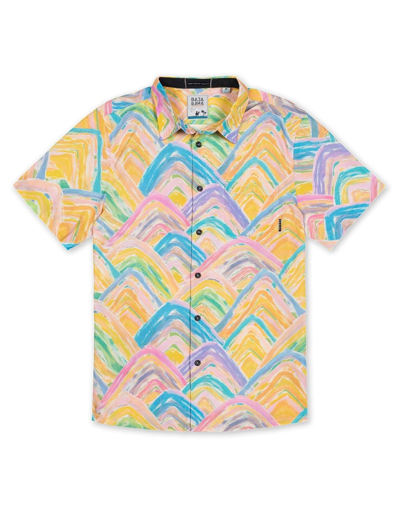 Load image into Gallery viewer, RAINBOW MOUNTAINS - 7-SEAS™ BUTTON UP by Bajallama
