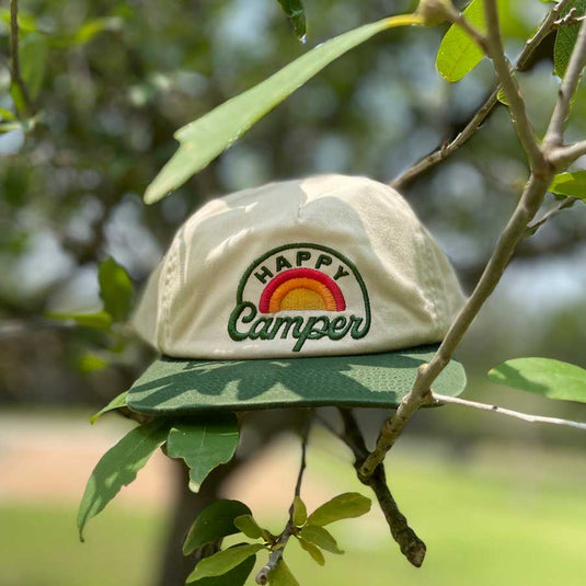 Happy Camper Snapback Hat | Youth by River Road Clothing Co.