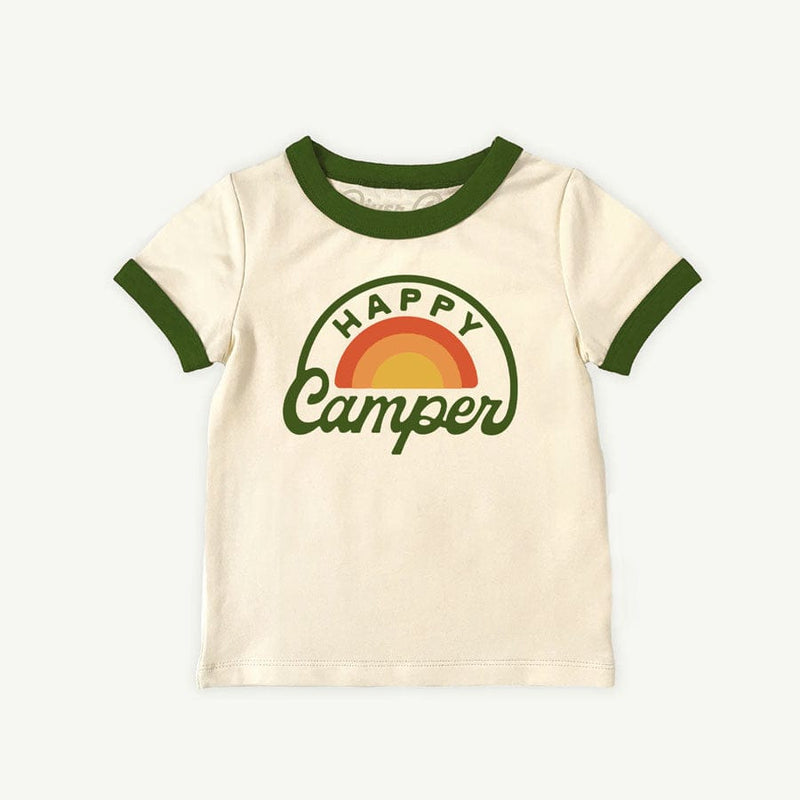 Load image into Gallery viewer, Happy Camper (Youth) | Vintage Ringer by RIVER ROAD CLOTHING CO.
