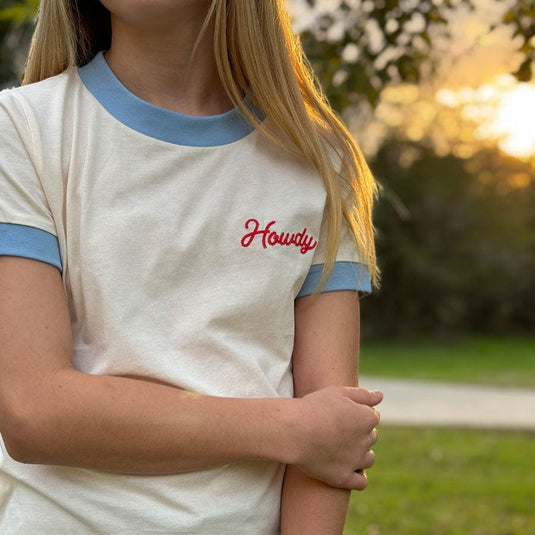 Howdy (Youth) | Vintage Ringer by RIVER ROAD CLOTHING CO.