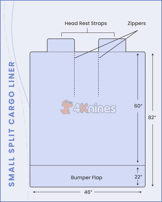 Multi-Function Dog Split SUV Cargo Liner by 4Knines®