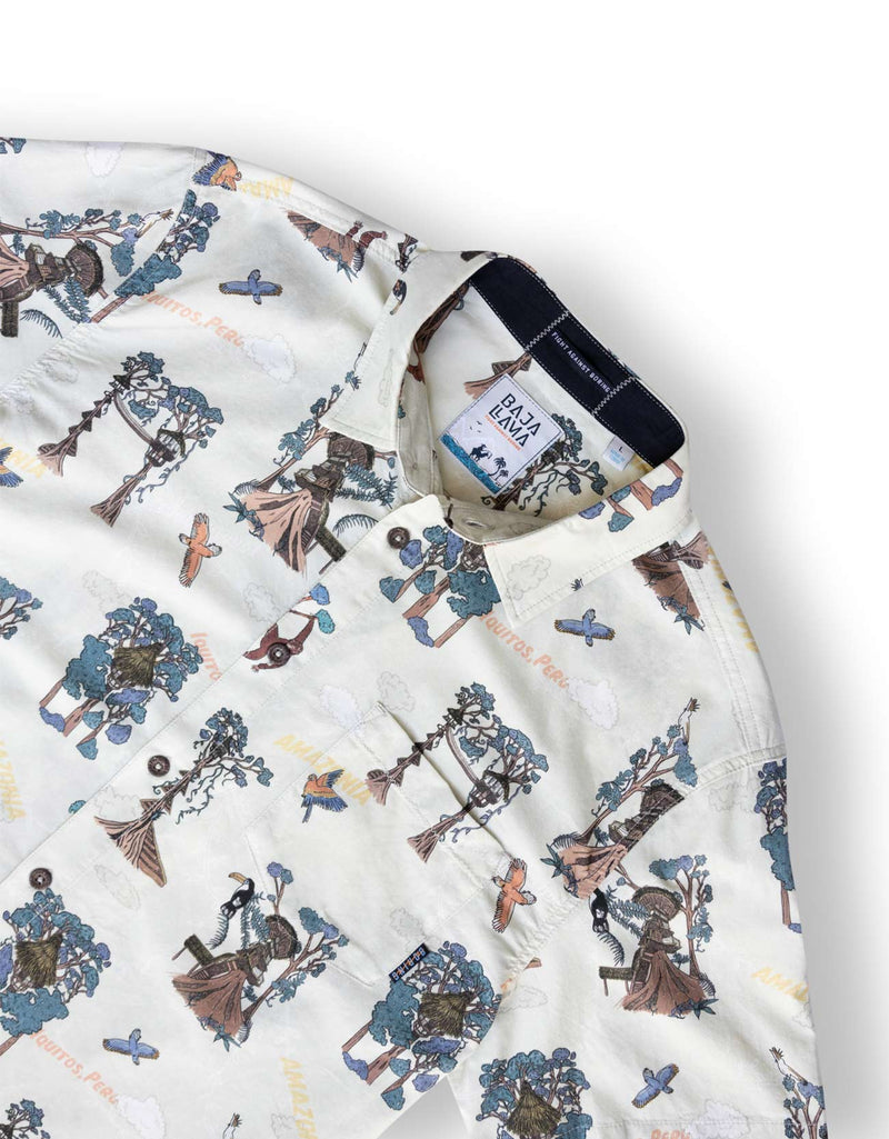 Load image into Gallery viewer, TREEHOUSE - 7-SEAS™ BUTTON UP by Bajallama
