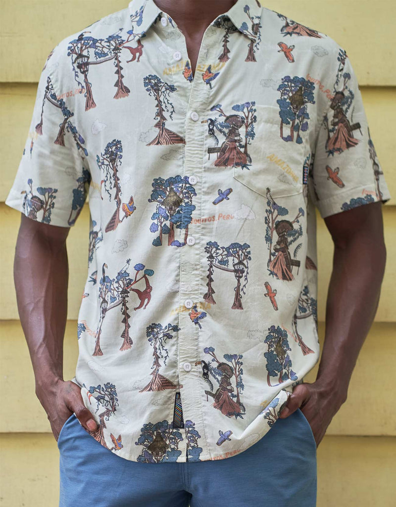 Load image into Gallery viewer, TREEHOUSE - 7-SEAS™ BUTTON UP by Bajallama
