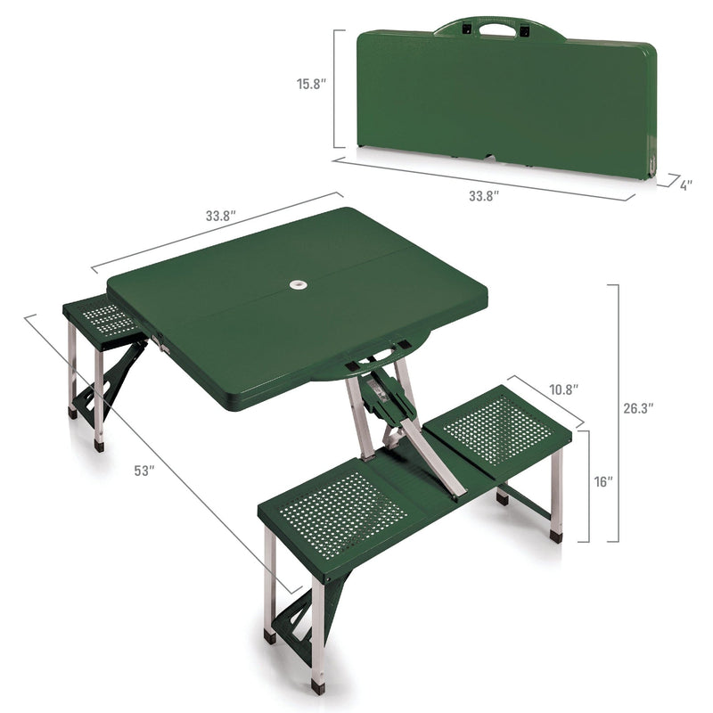 Load image into Gallery viewer, Picnic Table Portable Folding Table with Seats by Picnic Time Family of Brands
