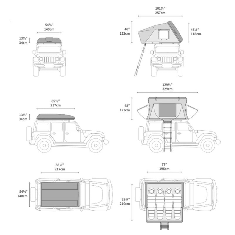 Load image into Gallery viewer, iKamper Skycamp 3.0 DLX RoofTop Tent
