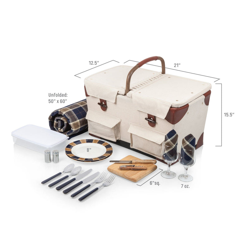 Load image into Gallery viewer, Pioneer Picnic Basket by Picnic Time Family of Brands
