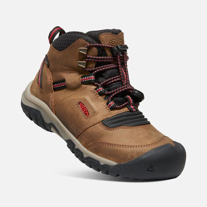 Load image into Gallery viewer, Keen Big Kids&#39; Ridge Flex Mid Waterproof Hiking Boot
