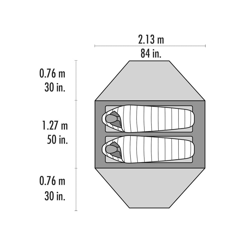 Load image into Gallery viewer, MSR Elixir 2 Backpacking Tent
