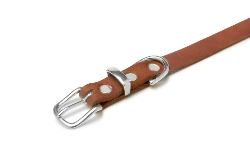 Load image into Gallery viewer, Butter Leather Dog Collar - Sahara Cognac by Molly And Stitch US
