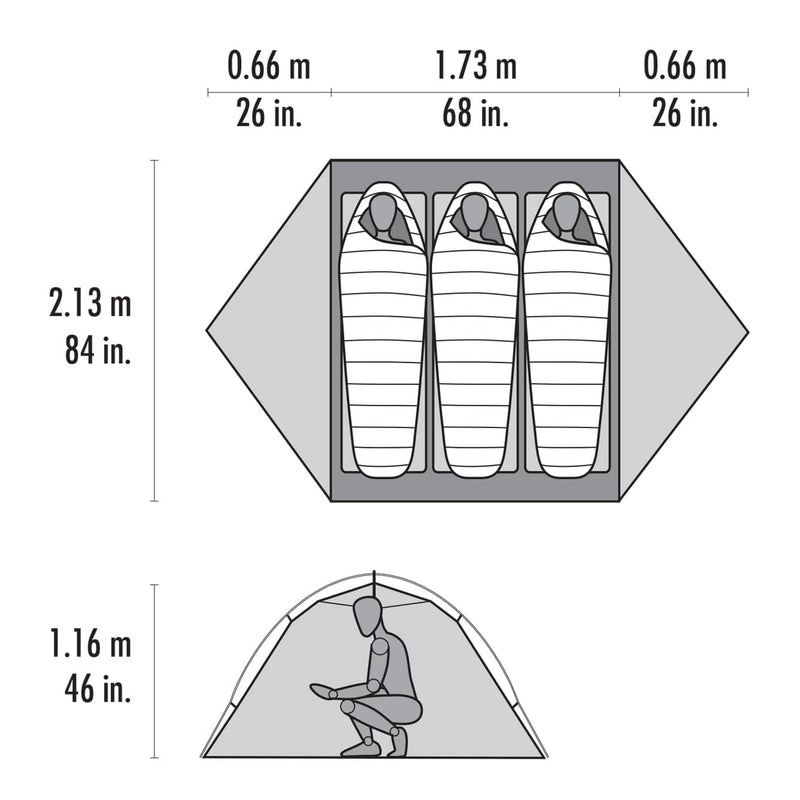 Load image into Gallery viewer, MSR Hubba Hubba 3 Tent
