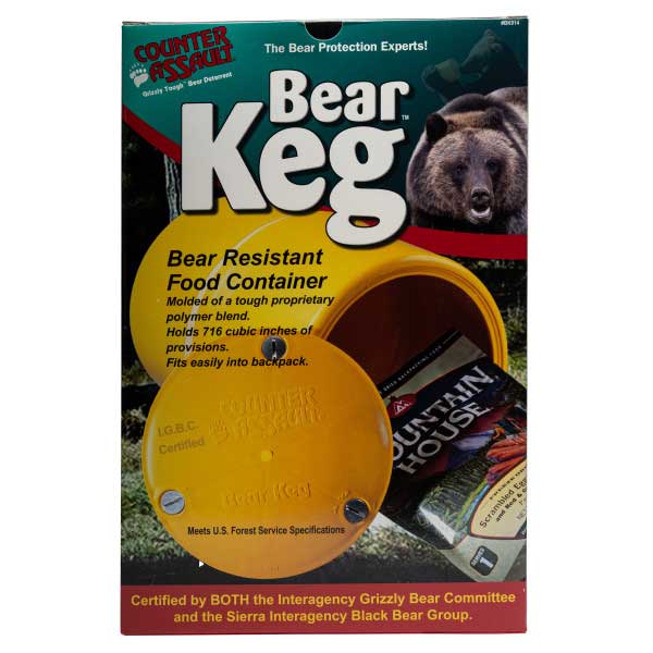 Load image into Gallery viewer, Bear Keg Food Storage Container Yellow BK-914
