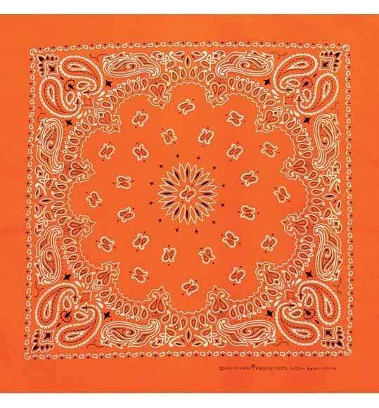 Neon Paisley Bandanas