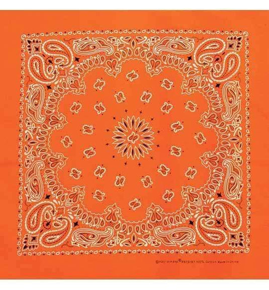 Neon Paisley Bandanas