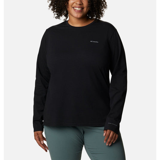 Columbia Women's Plus Size Sun Trek Long Sleeve Tee