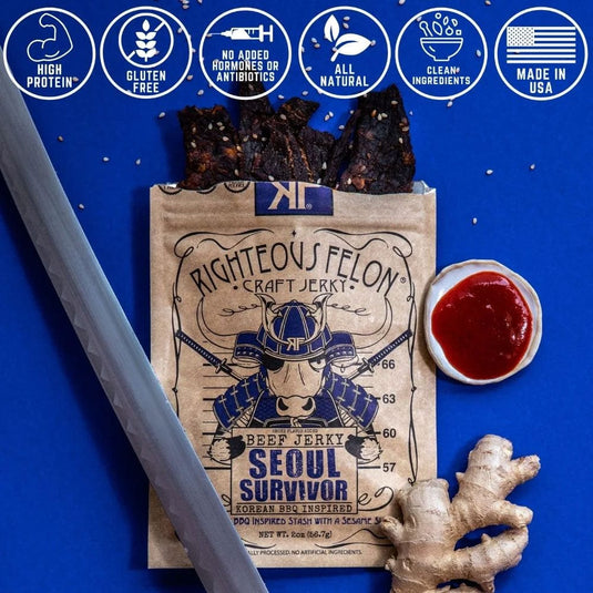 Righteous Felon Craft Seoul Survivor Beef Jerky