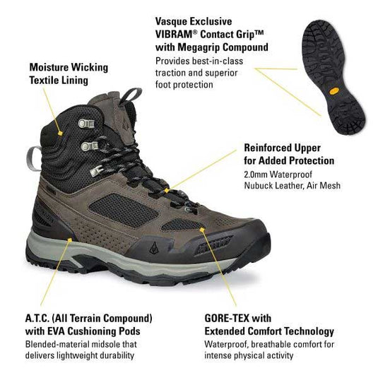 Vasque Breeze AT GTX Waterproof Wide Hiking Boot - Men's